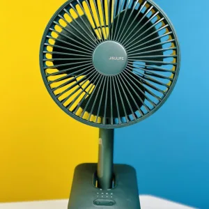 JISULIFE FA13R Rechargeable Clip Fan (8000mAh)- Green Color