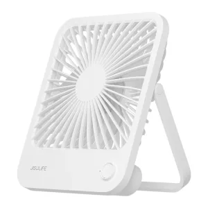 JISULIFE FA26 Rechargeable Ultra Thin Desktop Fan (4500mAh)- White Color