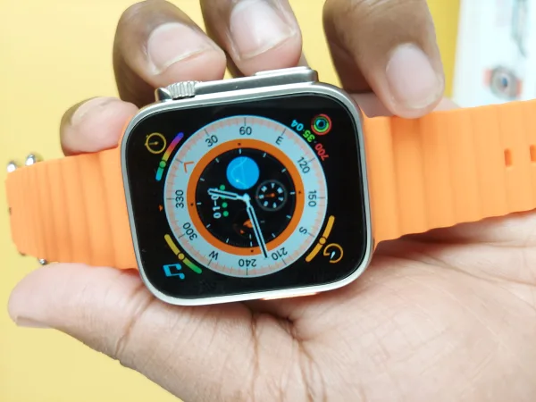 Newest T800 Ultra Smartwatch Series 8 with Wireless Charging- Black - Image 4