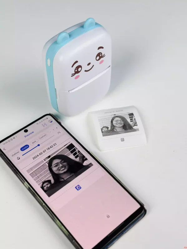 Mini Thermal Bluetooth Printer – Blue - Image 5