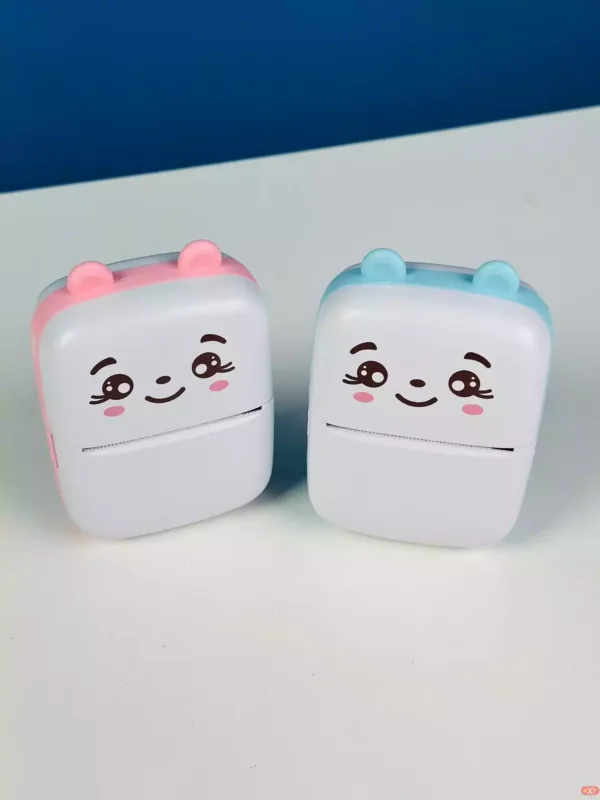 Mini Thermal Bluetooth Printer – Blue - Image 2