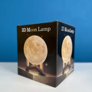 Rechargeable 3D Moon Lamp With Remote 8cm